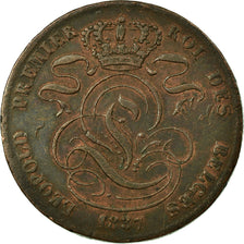 Coin, Belgium, Leopold I, 5 Centimes, 1837, EF(40-45), Copper, KM:5.1