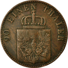 Coin, German States, PRUSSIA, Friedrich Wilhelm IV, 4 Pfennig, 1855, EF(40-45)