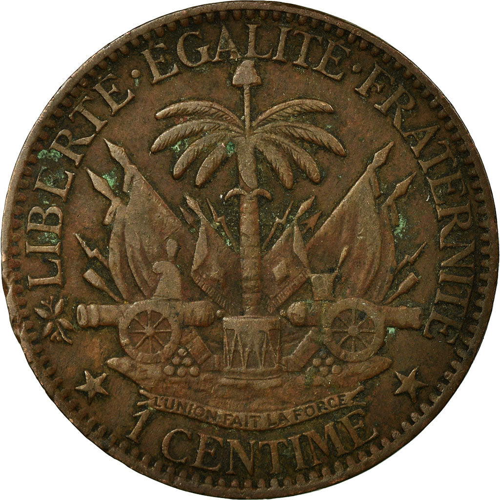 Monnaie, Haïti, Centime, 1881, TTB, Bronze, KM:42