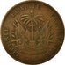 Moneta, Haiti, 2 Centimes, 1886, EF(40-45), Bronze, KM:49