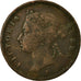 Moneta, Straits Settlements, Victoria, Cent, 1872, VF(20-25), Miedź, KM:9