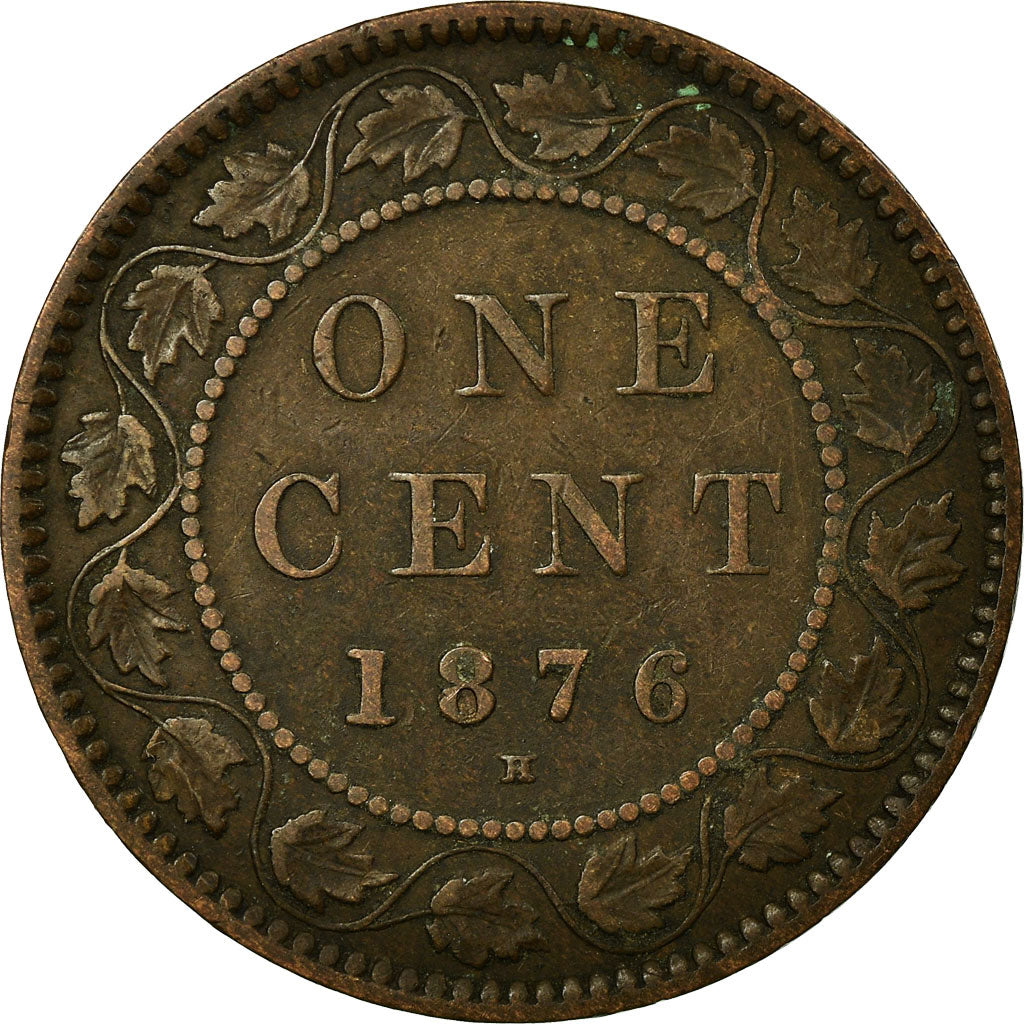 Coin, Canada, Victoria, Cent, 1876, Royal Canadian Mint, EF(40-45), Bronze, KM:7