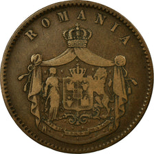 Coin, Romania, Carol I, 10 Bani, 1867, VF(30-35), Copper, KM:4.1