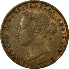 Coin, Jersey, Victoria, 1/24 Shilling, 1877, VF(30-35), Bronze, KM:7