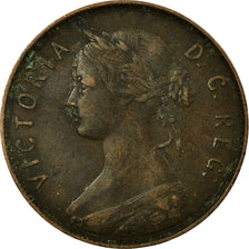 Coin, NEWFOUNDLAND, Large Cent, 1880, Royal Canadian Mint, VF(20-25), Bronze