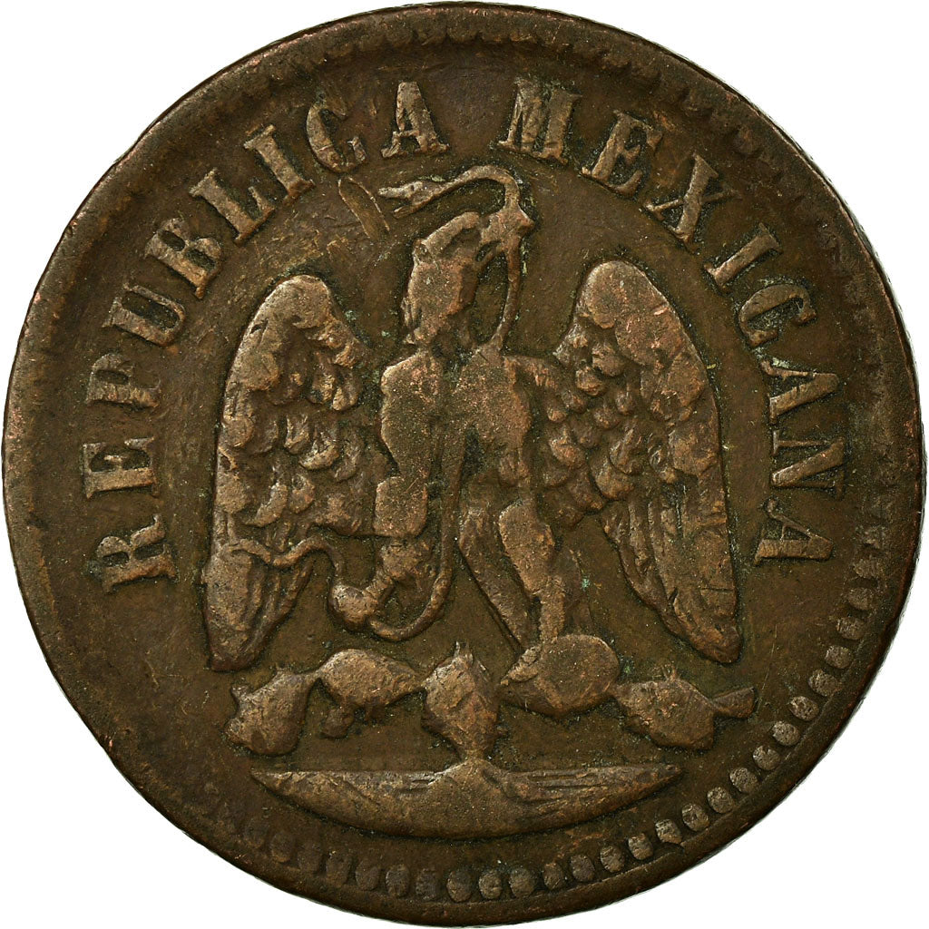 Coin, Mexico, Centavo, 1889, Mexico City, EF(40-45), Copper, KM:391.6