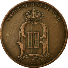 Coin, Sweden, Oscar II, 5 Öre, 1878, EF(40-45), Bronze, KM:736