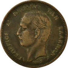 Coin, Greece, George I, 5 Lepta, 1882, VF(30-35), Copper, KM:54
