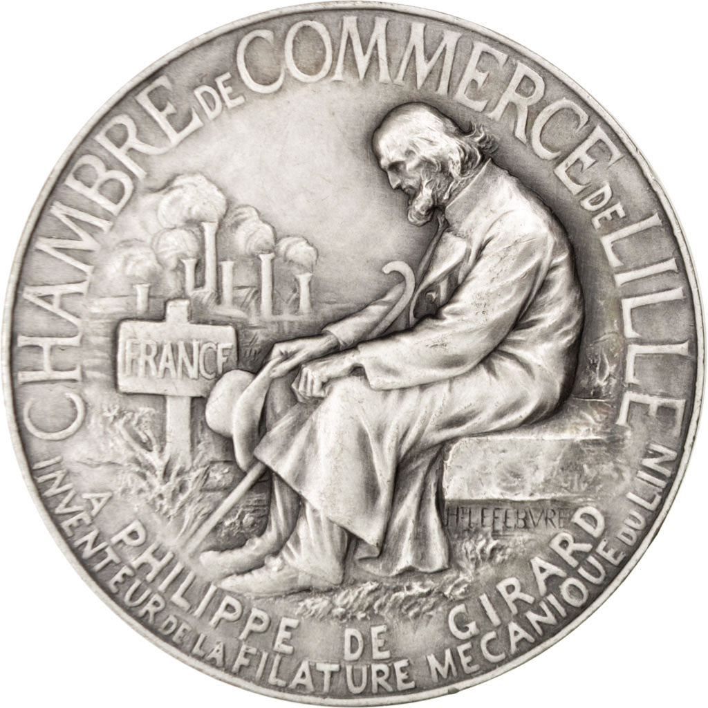 FRANCE, Business & industry, French Fifth Republic, Medal, AU(55-58), Lefebvre,.