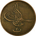 Coin, Egypt, Abdul Aziz, 20 Para, 1865/AH1277, EF(40-45), Bronze, KM:244