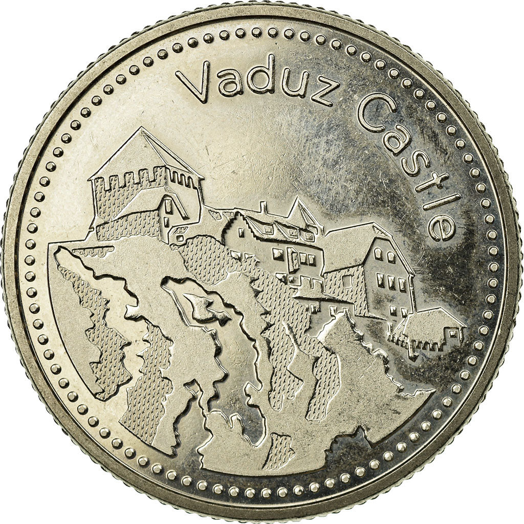 Liechtenstein, Token, Touristic token, Vaduz - Château, Arts & Culture, SPL-