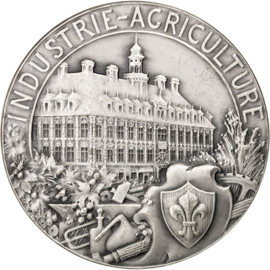France, Medal, French Fifth Republic, Business & industry, Lefebvre, AU(55-58)