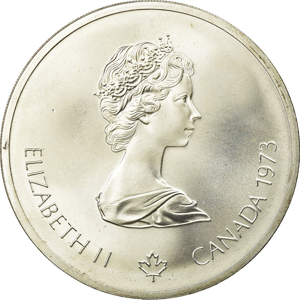Moeda, Canadá, Elizabeth II, 10 Dollars, 1973, Royal Canadian Mint, Ottawa