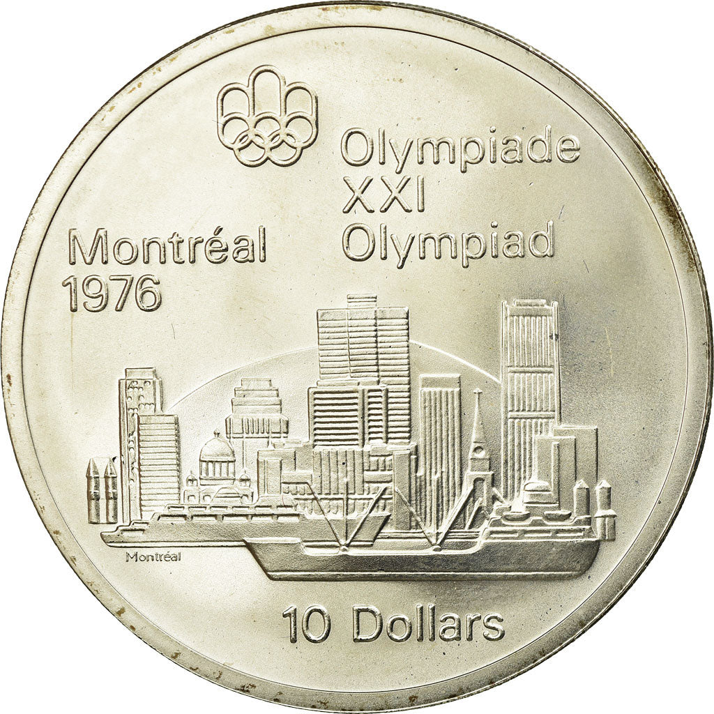 Moeda, Canadá, Elizabeth II, 10 Dollars, 1973, Royal Canadian Mint, Ottawa