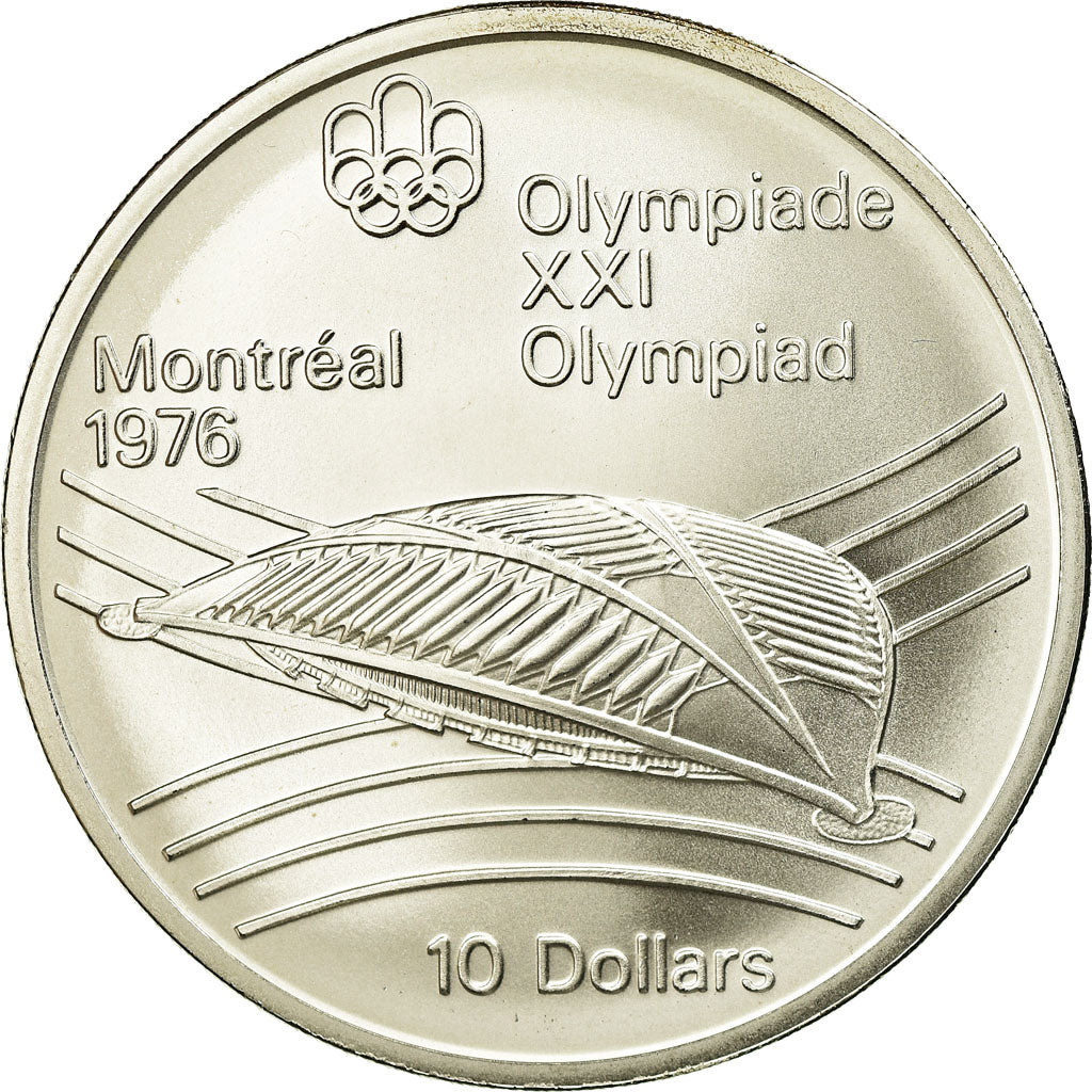 Coin, Canada, Elizabeth II, 10 Dollars, 1976, Royal Canadian Mint, Ottawa