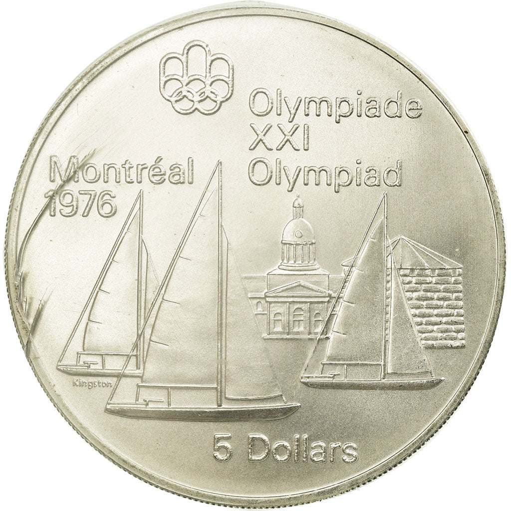 Coin, Canada, Elizabeth II, 5 Dollars, 1973, Royal Canadian Mint, Ottawa