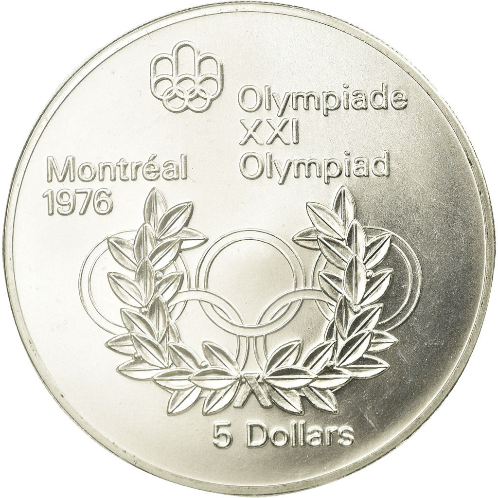 Coin, Canada, Elizabeth II, 5 Dollars, 1976, Royal Canadian Mint, Ottawa