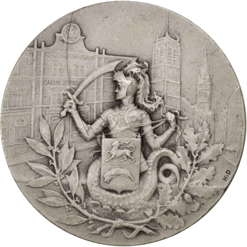 France, Medal, French Third Republic, Business & industry, Dubois.H, SUP, Argent
