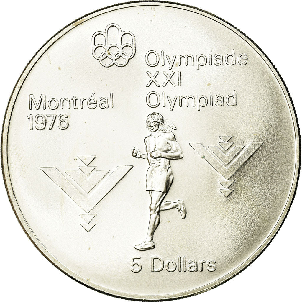 Monnaie, Canada, Elizabeth II, 5 Dollars, 1975, Royal Canadian Mint, Ottawa