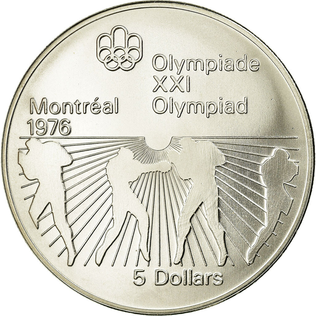 Coin, Canada, Elizabeth II, 5 Dollars, 1976, Royal Canadian Mint, Ottawa