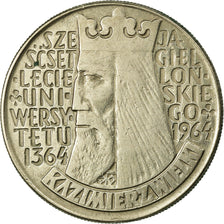 Moneda, Polonia, 10 Zlotych, 1964, Warsaw, EBC, Cobre - níquel, KM:52.1