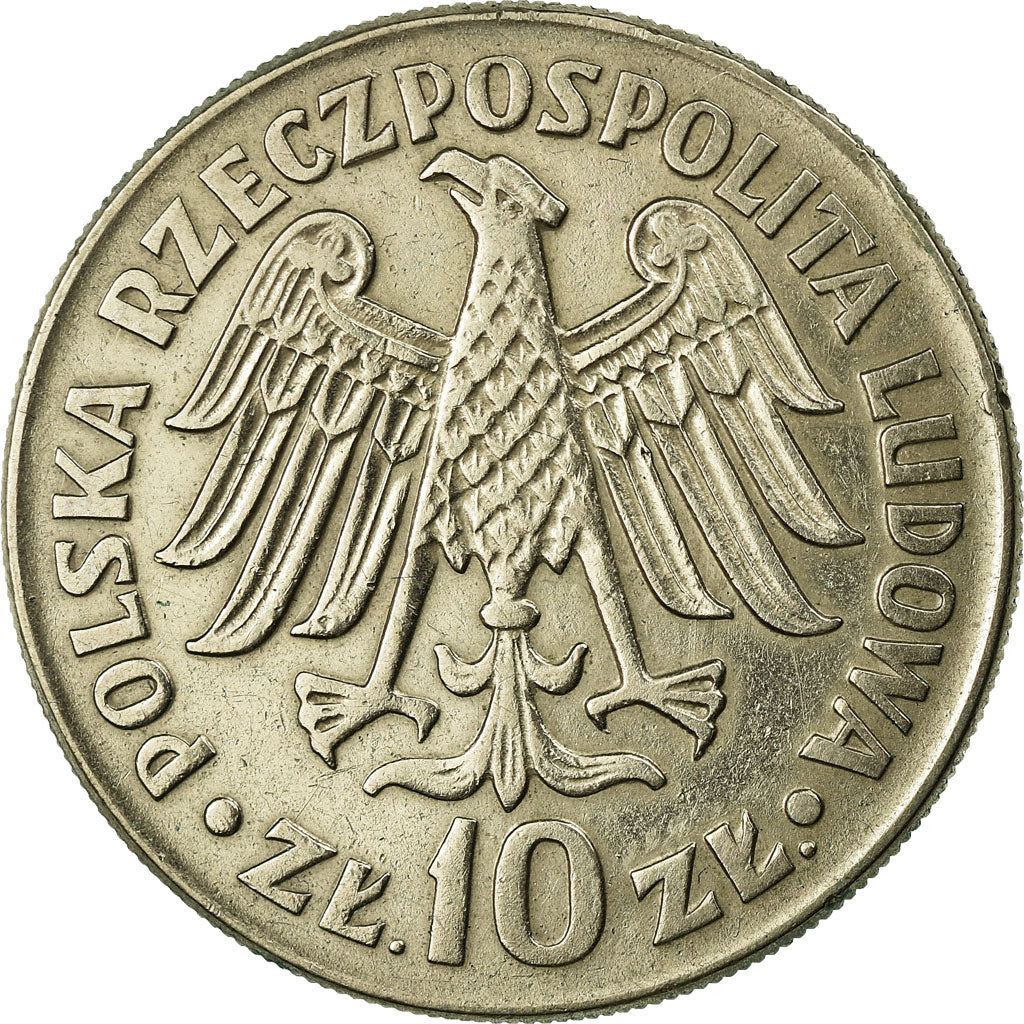 Moneda, Polonia, 10 Zlotych, 1964, Warsaw, EBC, Cobre - níquel, KM:52.1