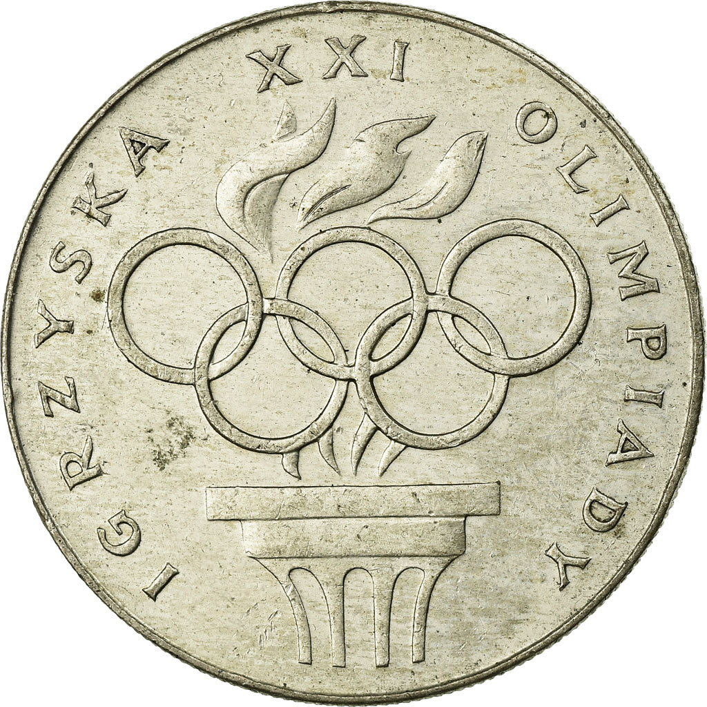 Coin, Poland, 200 Zlotych, 1976, Warsaw, EF(40-45), Silver, KM:86