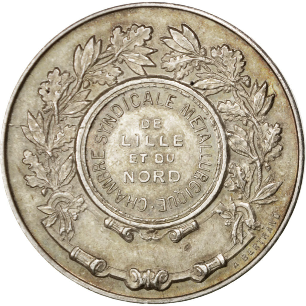 FRANCE, Business & industry, French Third Republic, Medal, AU(55-58), Bertrand,.