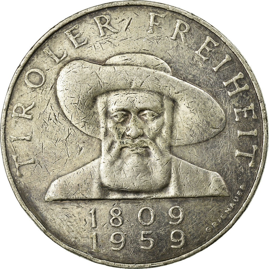 Monnaie, Autriche, 50 Schilling, 1959, TTB, Argent, KM:2888