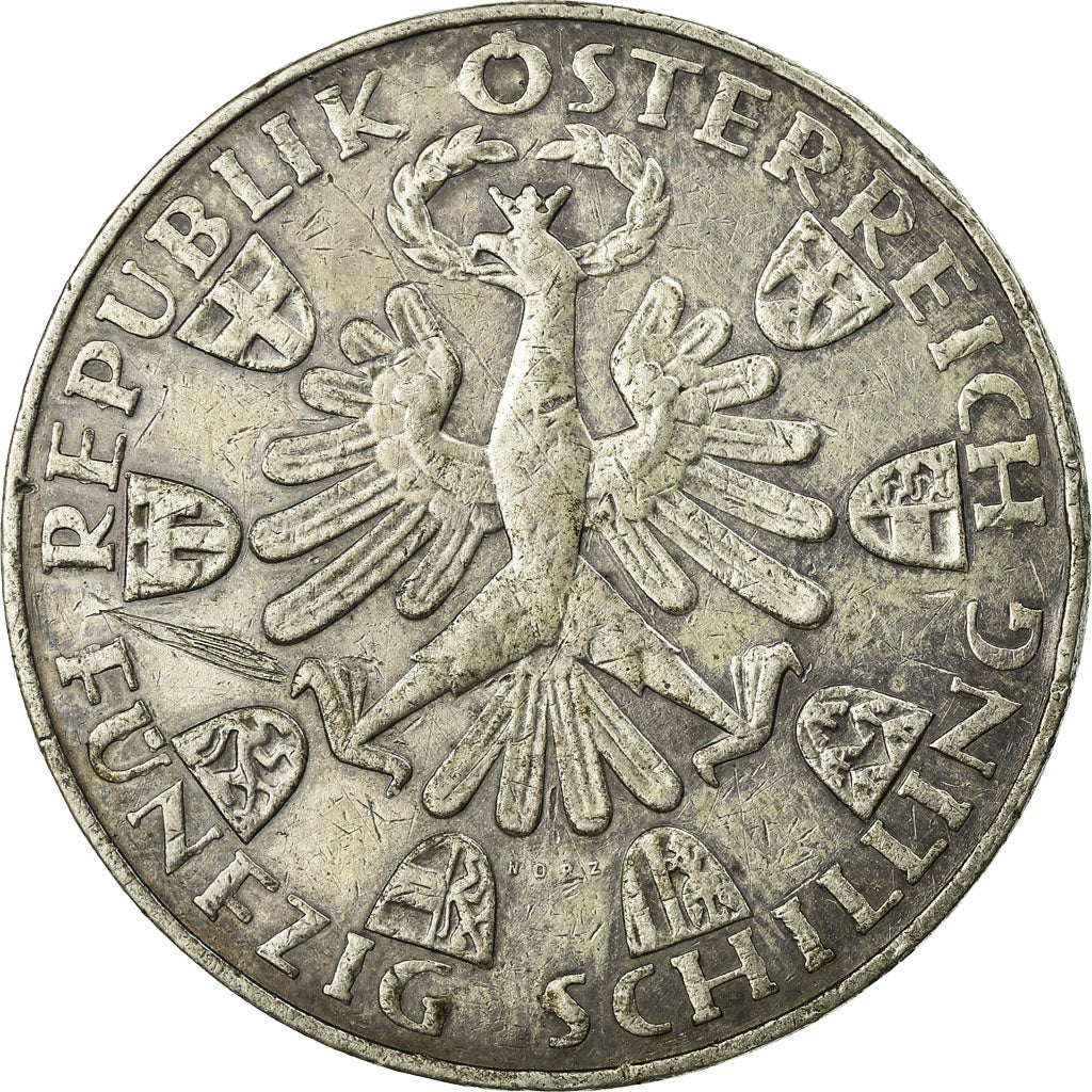 Monnaie, Autriche, 50 Schilling, 1959, TTB, Argent, KM:2888