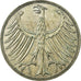Coin, GERMANY - FEDERAL REPUBLIC, 5 Mark, 1969, Karlsruhe, EF(40-45), Silver