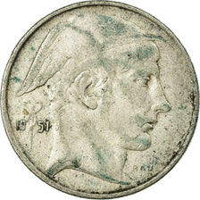 Coin, Belgium, 20 Francs, 20 Frank, 1951, VF(30-35), Silver, KM:141.1