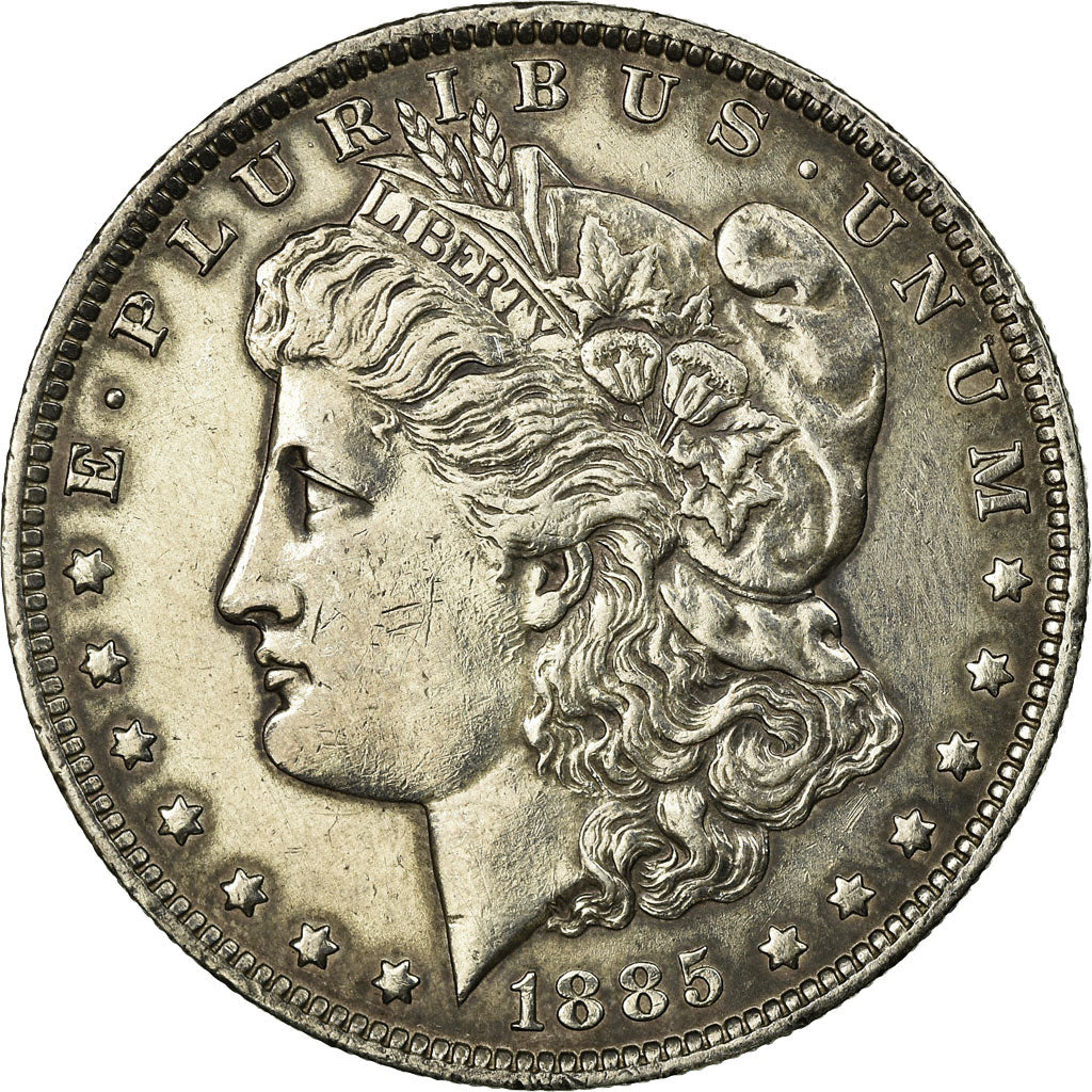 Coin, United States, Morgan Dollar, Dollar, 1885, U.S. Mint, New Orleans