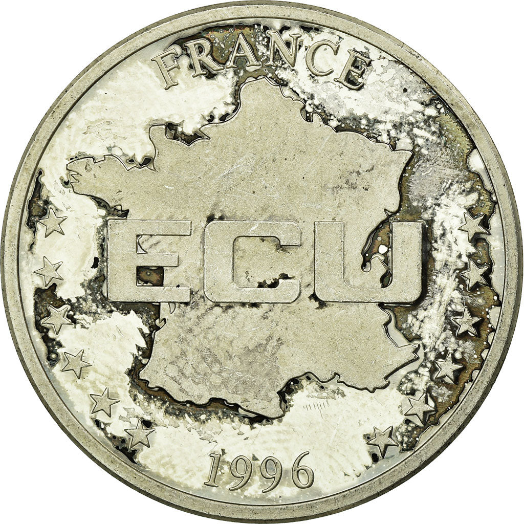 Francia, Ecu, 1996, MBC, Plata