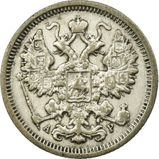 Coin, Russia, Nicholas II, 20 Kopeks, 1904, Saint-Petersburg, EF(40-45), Silver