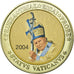 Vatican, Medal, 10 E, Essai-Trial Jean Paul II, 2004, MS(63), Bi-Metallic