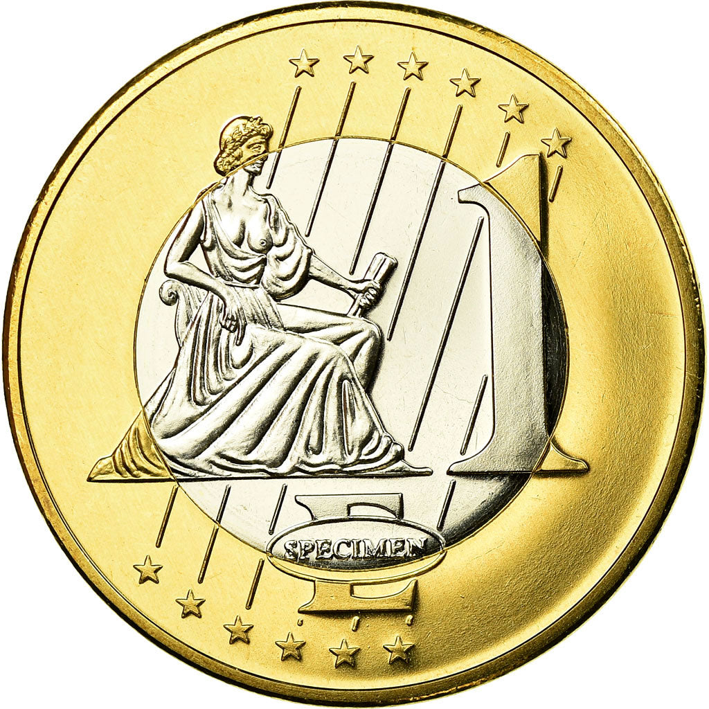 Watykan, Medal, 1 E, Essai-Trial Benoit XVI, 2011, MS(63), Bimetaliczny