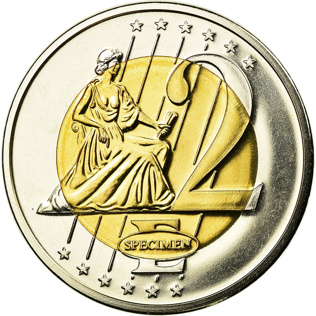 Watykan, Medal, 2 E, Essai-Trial Benoit XVI, 2011, MS(63), Bimetaliczny