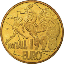 França, Medal, Football 1998, Desportos e Lazer, 1998, AU(55-58), Latão