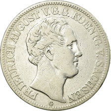 Coin, German States, SAXONY-ALBERTINE, Friedrich August II, Thaler, 1842
