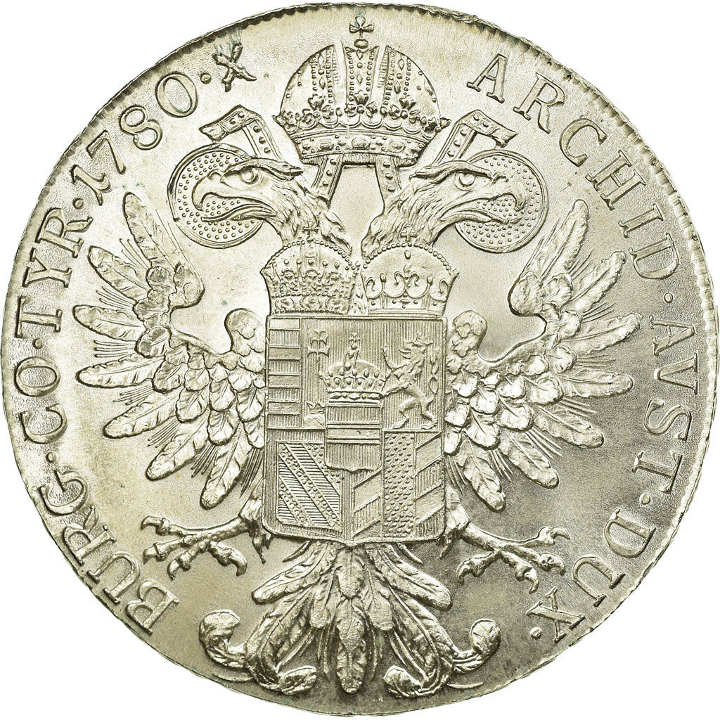 Coin, Austria, Joseph II, Thaler, 1780, Official restrike, MS(63), Silver, KM:T1