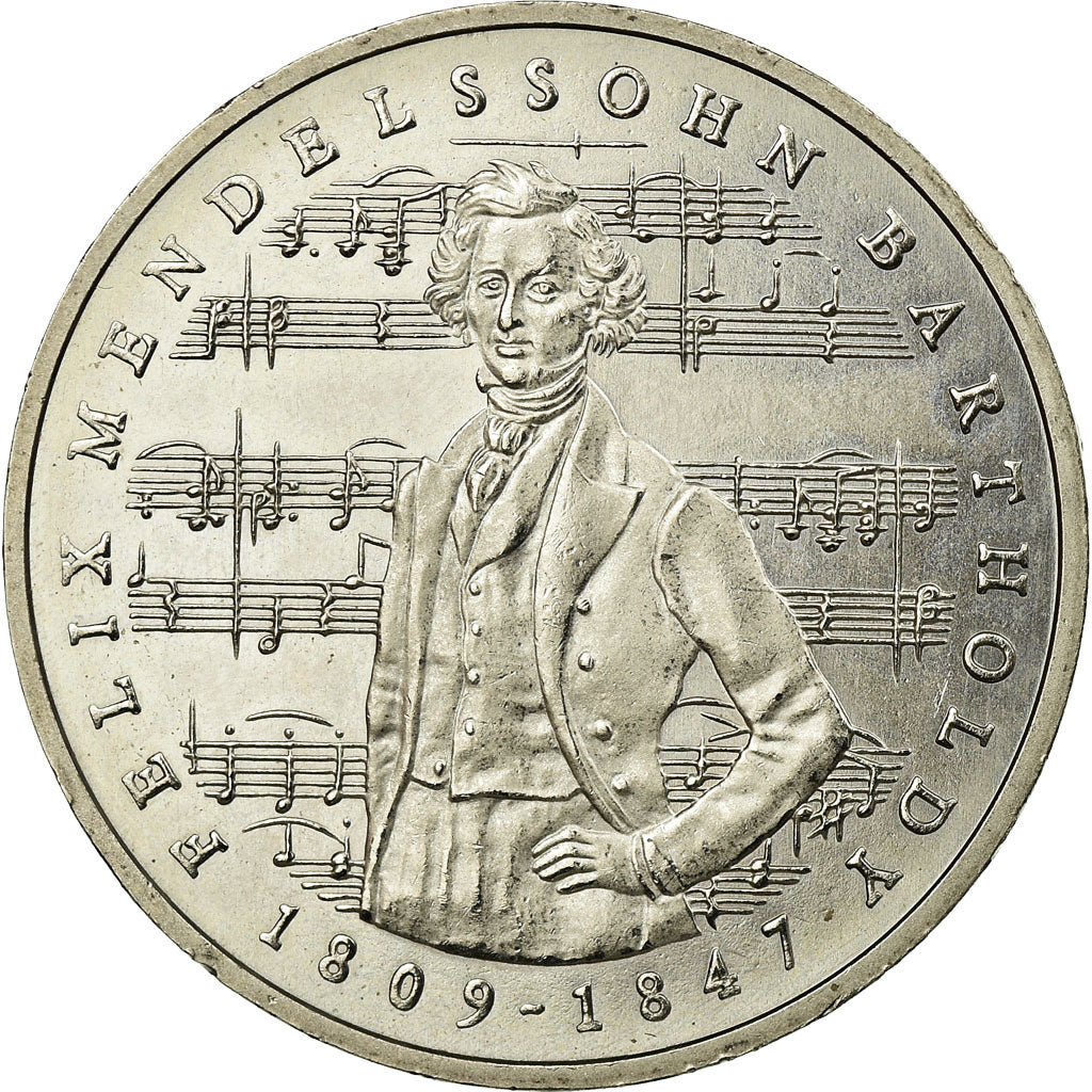 Coin, GERMANY - FEDERAL REPUBLIC, 5 Mark, 1984, Hamburg, Germany, MS(60-62)