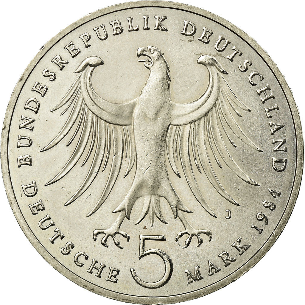 Coin, GERMANY - FEDERAL REPUBLIC, 5 Mark, 1984, Hamburg, Germany, MS(60-62)