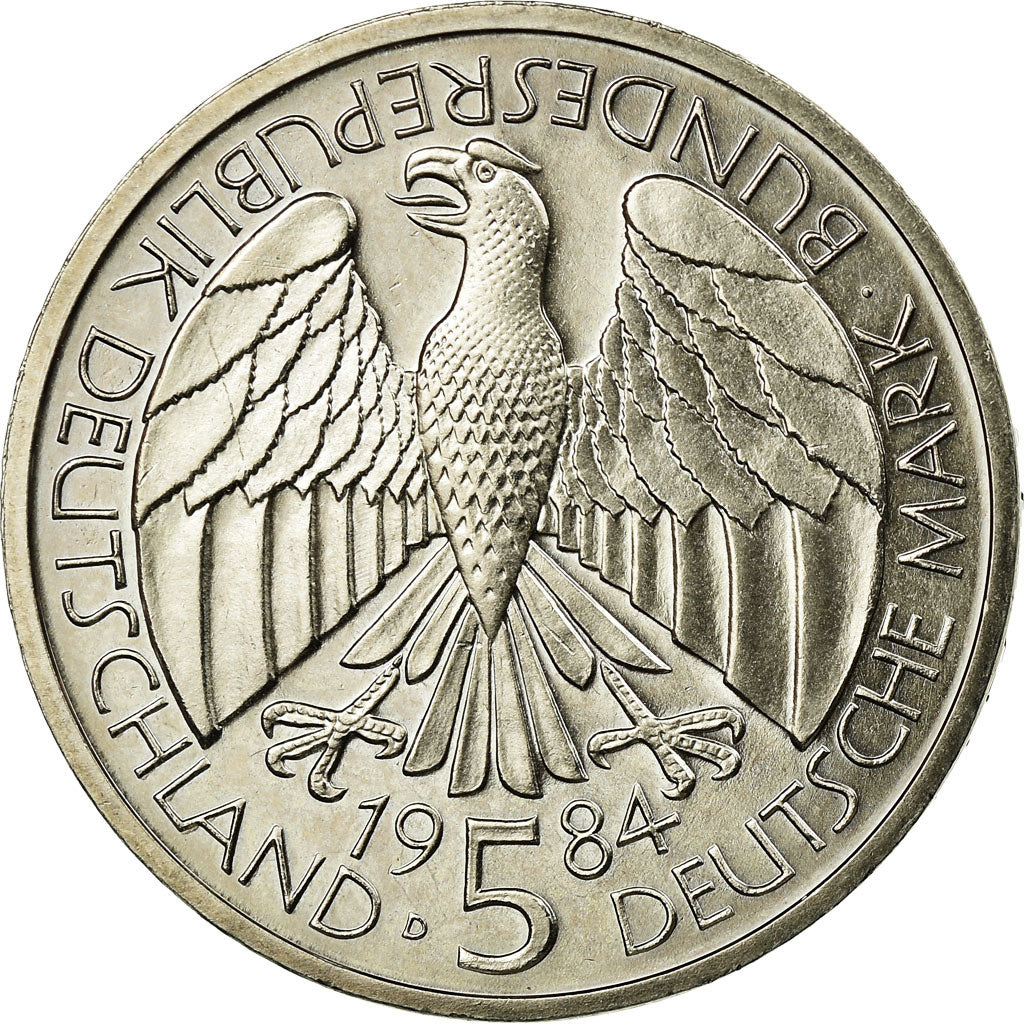 Coin, GERMANY - FEDERAL REPUBLIC, 5 Mark, 1984, Munich, Germany, MS(60-62)