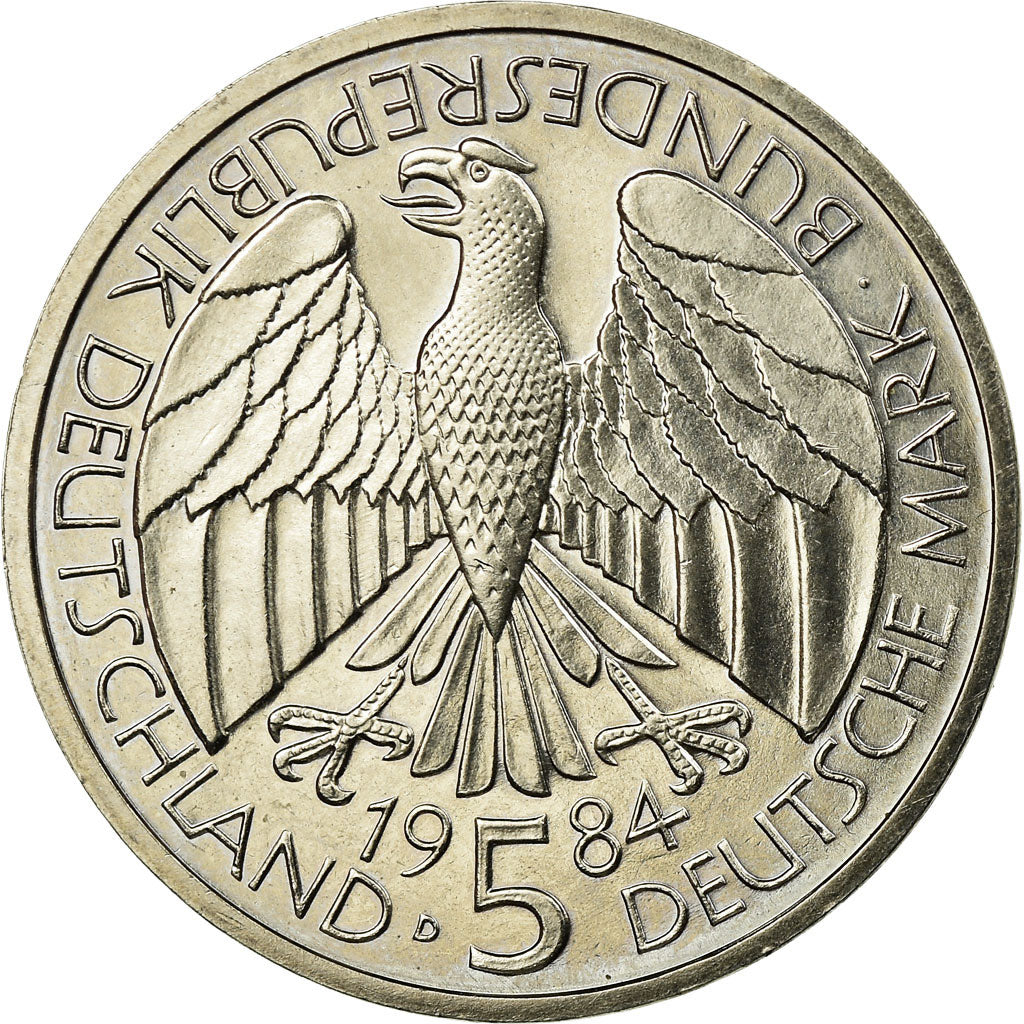 Coin, GERMANY - FEDERAL REPUBLIC, 5 Mark, 1984, Munich, Germany, MS(60-62)