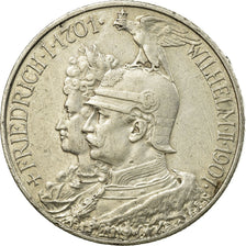 Coin, German States, PRUSSIA, Wilhelm II, 2 Mark, 1901, Berlin, EF(40-45)