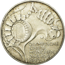 Coin, GERMANY - FEDERAL REPUBLIC, 10 Mark, 1972, Munich, EF(40-45), Silver