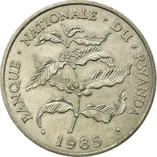 Coin, Rwanda, 10 Francs, 1985, British Royal Mint, EF(40-45), Copper-nickel