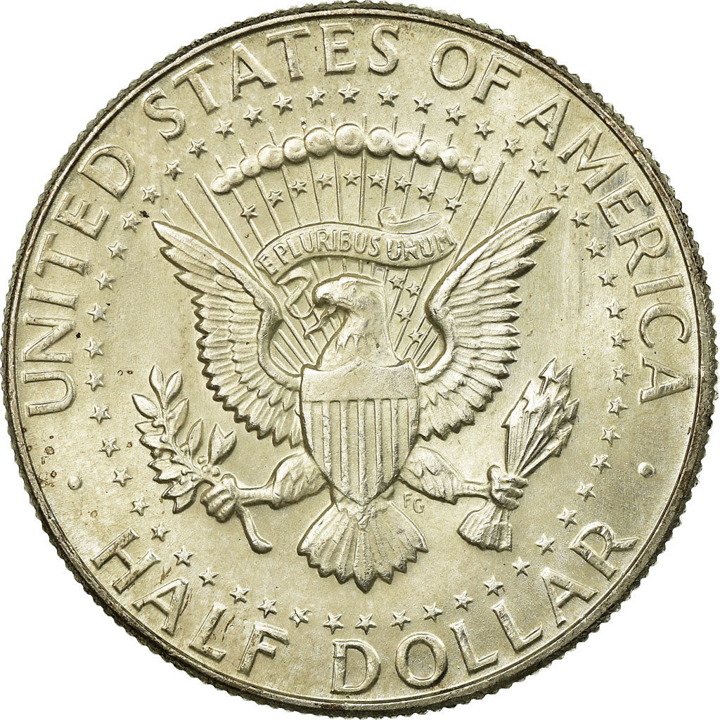 Coin, United States, Kennedy Half Dollar, Half Dollar, 1964, U.S. Mint