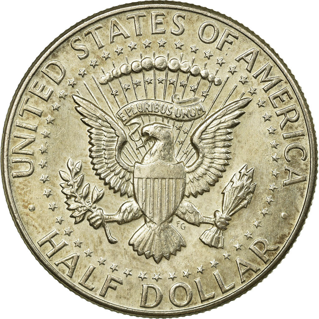 Coin, United States, Kennedy Half Dollar, Half Dollar, 1964, U.S. Mint